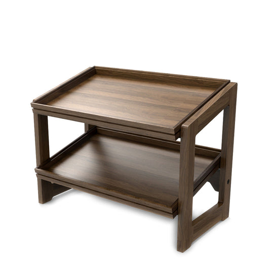 Flow Walnut 1.1 Two-Tier Stand