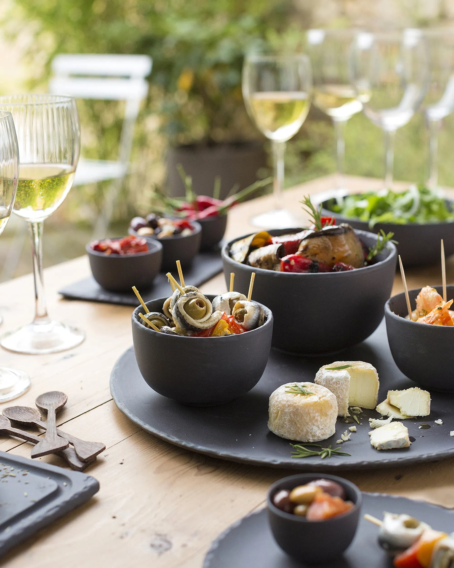 Revol BASALT GOURMET PLATE 17CM Matt slate style SKU: '642496