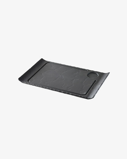 STEAK PLATE CURVED EDGES