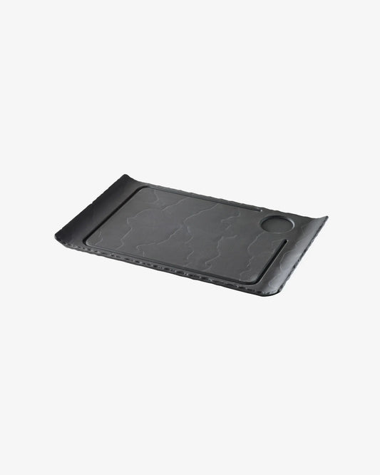 STEAK PLATE CURVED EDGES