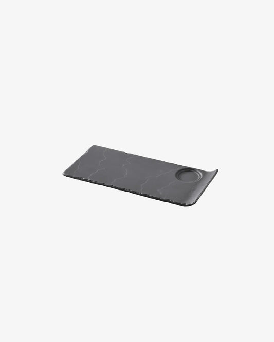 GOURMET TRAY 2WELLS 29CM