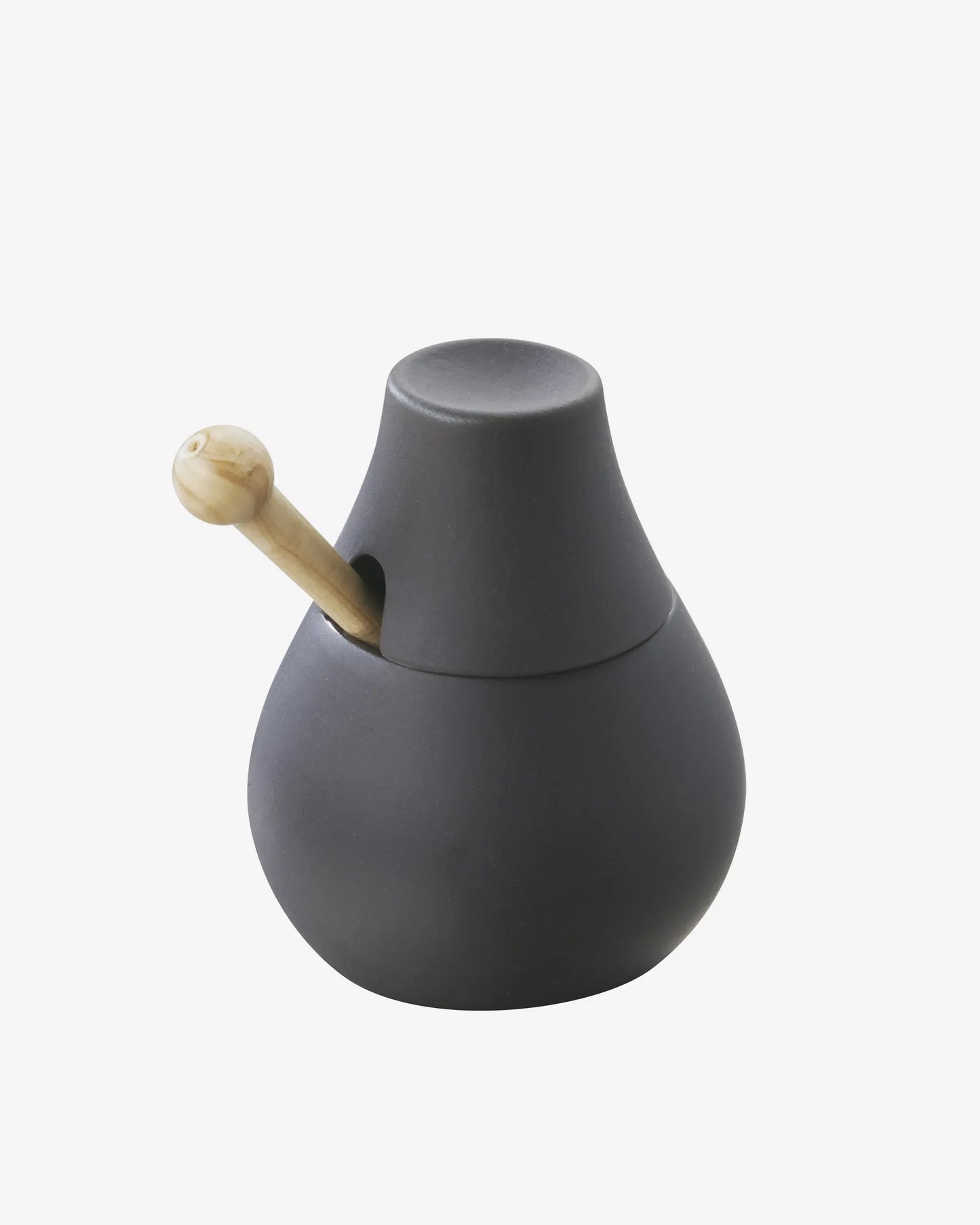 MUSTARD POT WITH SPATULA 15CL