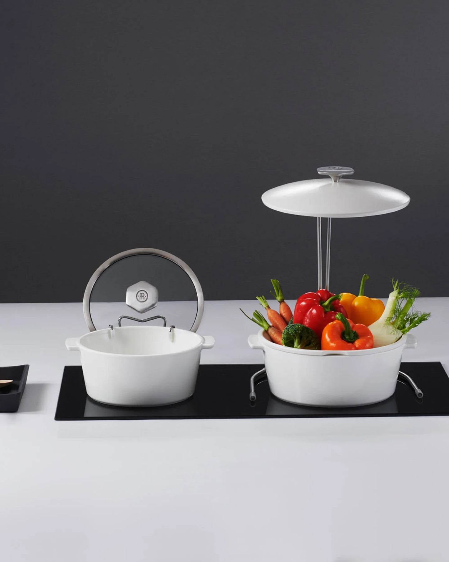 Revol REVOLUTION 2 BAIN-MARIE INSERT FOR COCOTTE Satin white SKU: '646792