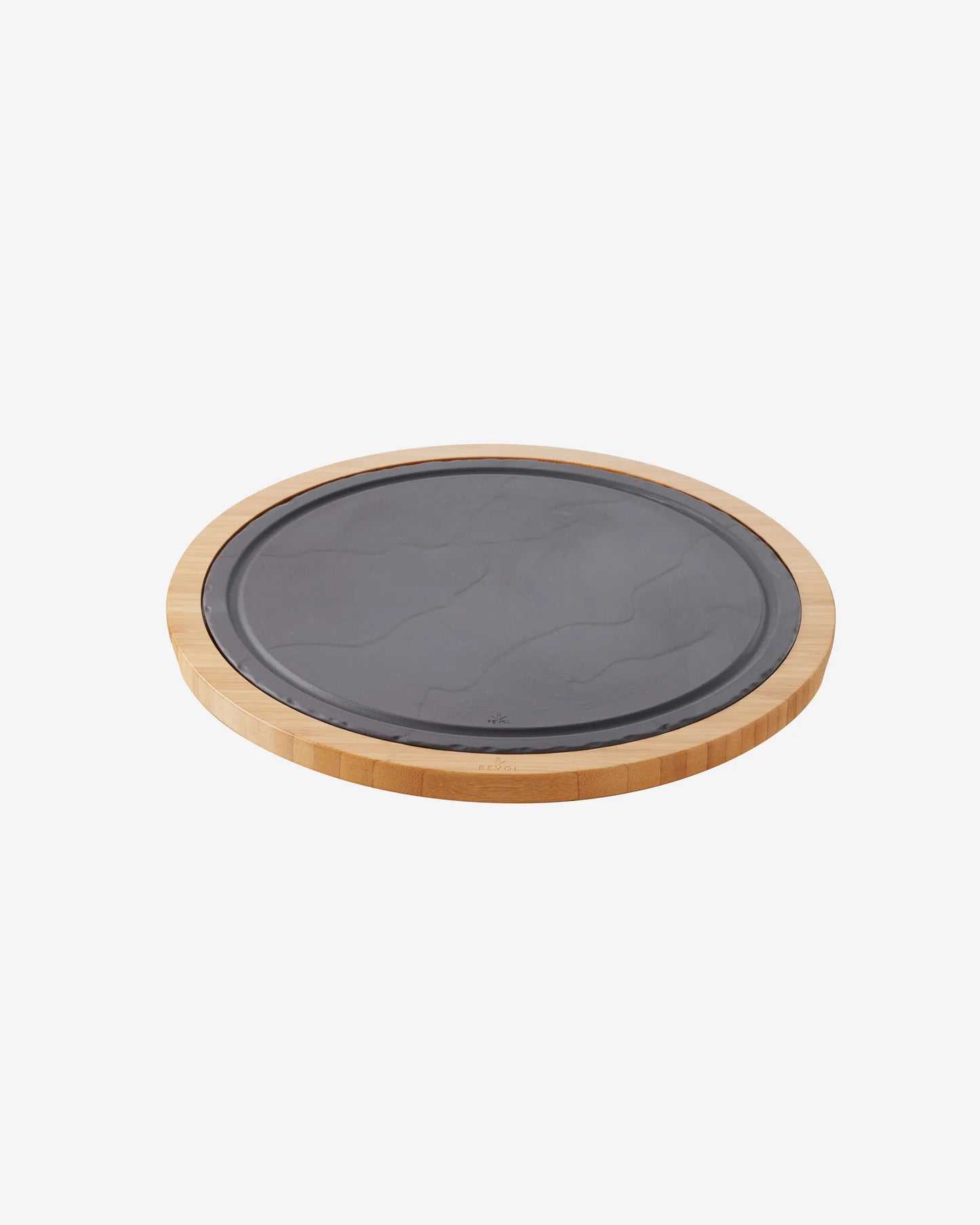Revol INSPIRED, BY REVOL BASALT TRAY FOR ROUND STEAK PLATE Bamboo SKU: '649164