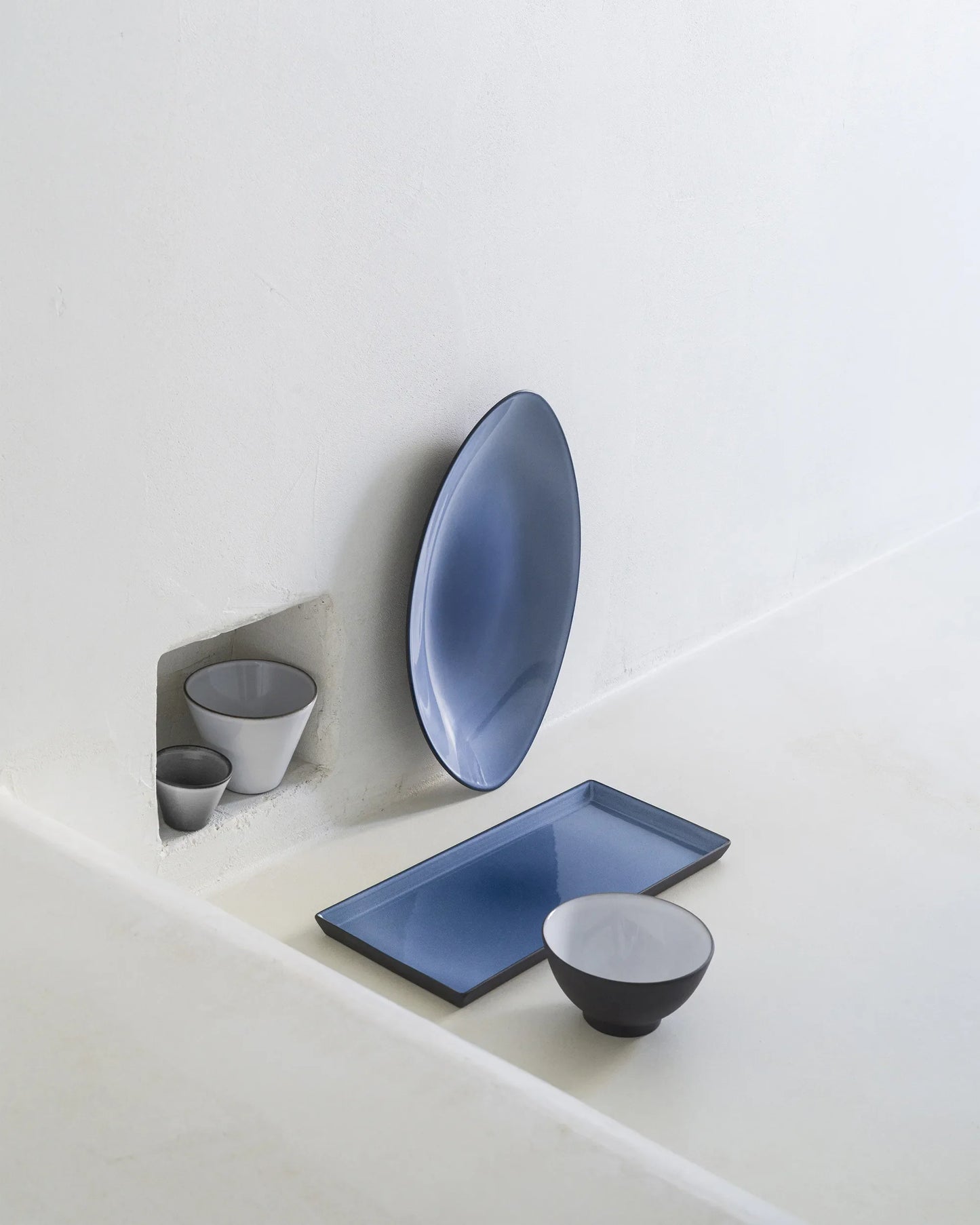 Revol EQUINOXE RECTANGULAR PLATE 32,5CM Cirrus Blue SKU: '649568