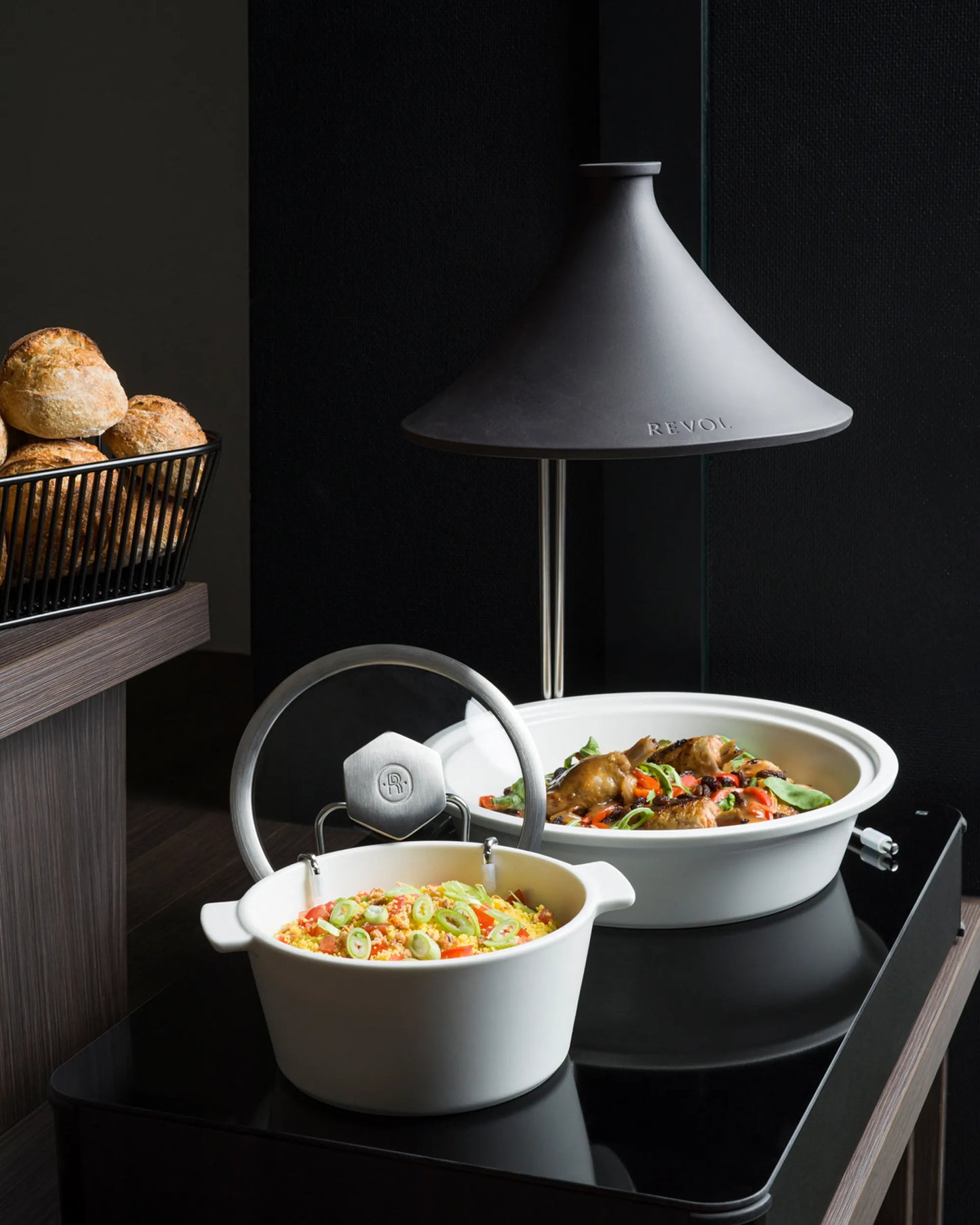 Revol INSPIRED, BY REVOL WIRE BASKET RECTANGULAR 29,2CM Black metal SKU: '650496