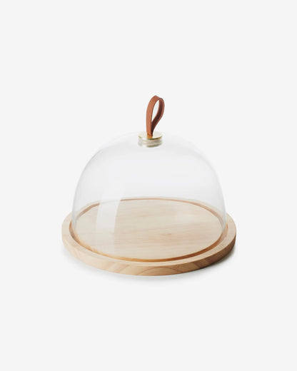 CLOCHE,LARGE & OAK BASE