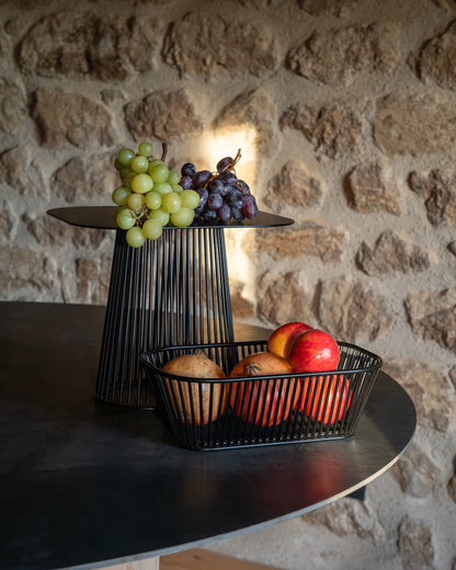 Revol INSPIRED, BY REVOL DEEP BREAD BASKET OVAL 19,7CM Black metal SKU: '651884