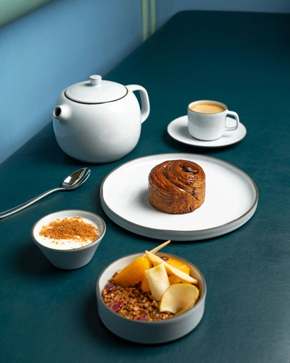 Revol  CARACTERE DESSERT PLATE 21CM White Cumulus SKU: '652798