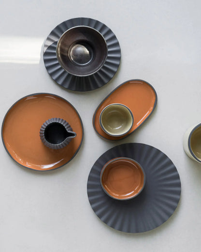 Revol PEKOE SAUCER /PLATE 14CM Black Smooth SKU: '653630