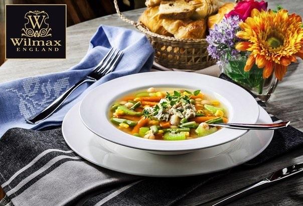 Wilmax Fine Porcelain Deep Plate 10" |  25.5 Cm 20 Oz | 600 Ml SKU: WL-991254/A