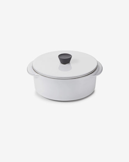 Revol CARACTERE CULINAIRE COCOTTE WITH LID 25CL White Cumulus SKU: '654576
