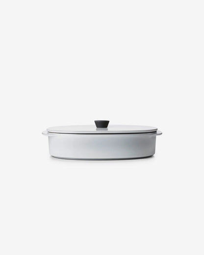 Revol CARACTERE CULINAIRE RECT DISH WITH LID 19X13 White Cumulus SKU: '655268