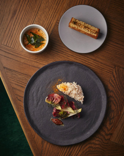 Revol  YLI DESSERT PLATE 21,5CM Matt slate style SKU: '656381