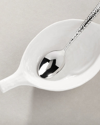 Revol COURCHEVEL COFFEE SPOON HAMMMERED FINISH 18/10 hammered stainless steel SKU: '656626