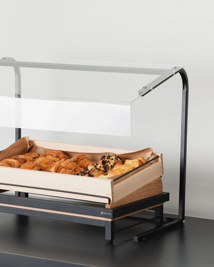 Revol EN SCENE TILT HOLDER GN 1/1 Black metal and oak SKU: '656758