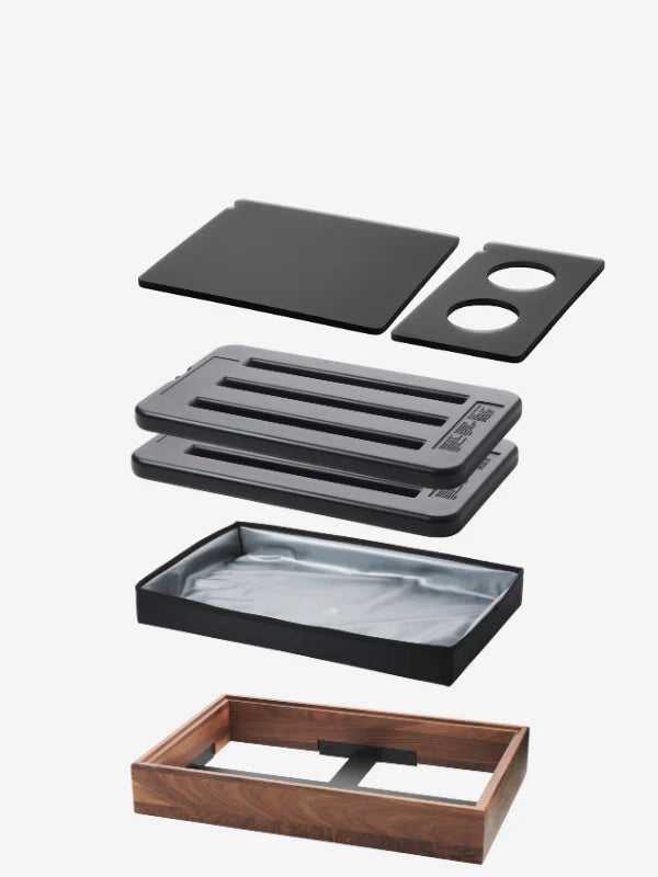 Revol EN SCENE TRAY GN 1/3 FOR 2 CARAFES/BOTTLES Nacryl White SKU: '656905