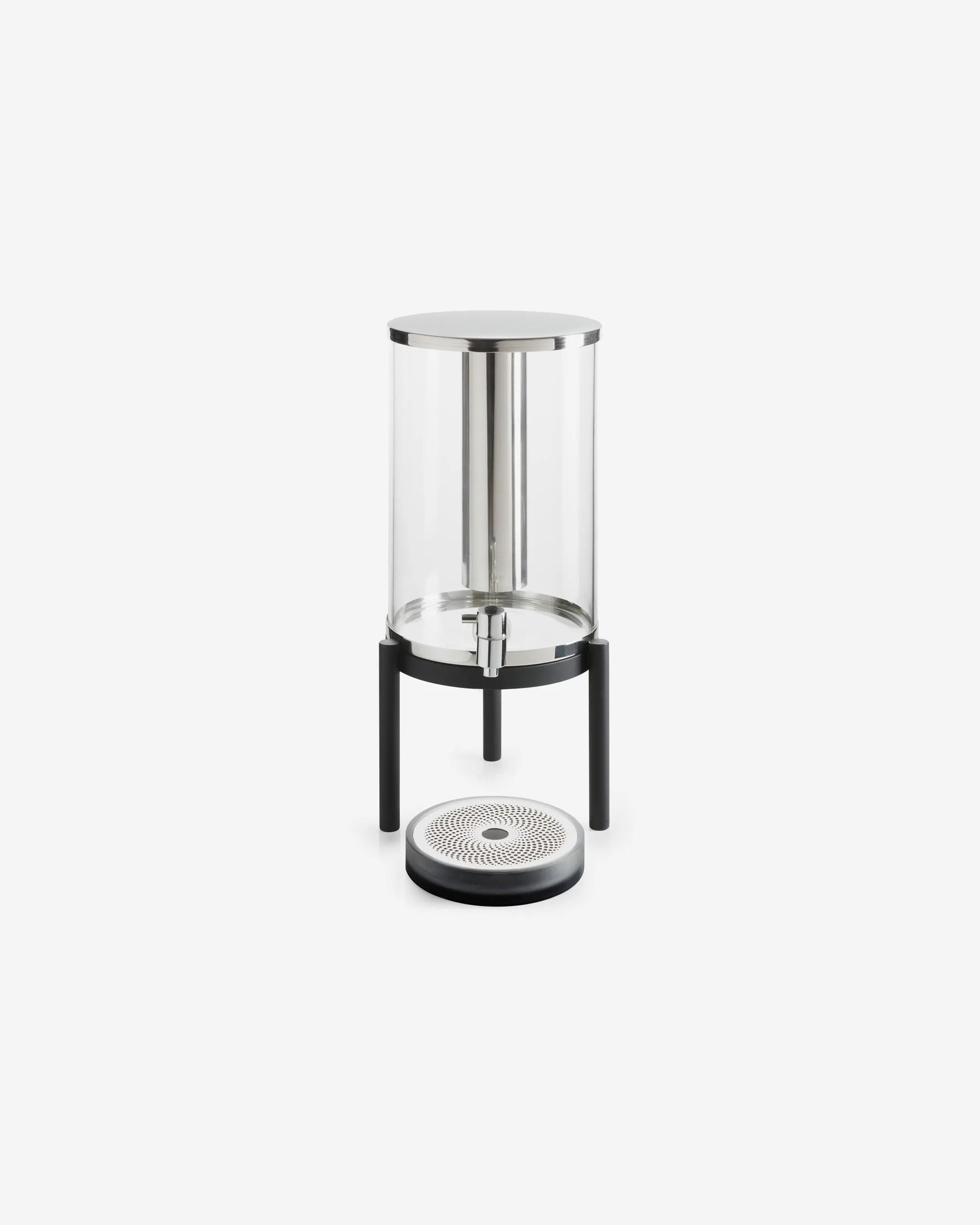 JUICE DISPENSER WITH RISER AND DIP TRAY