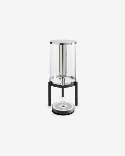 JUICE DISPENSER WITH RISER AND DIP TRAY