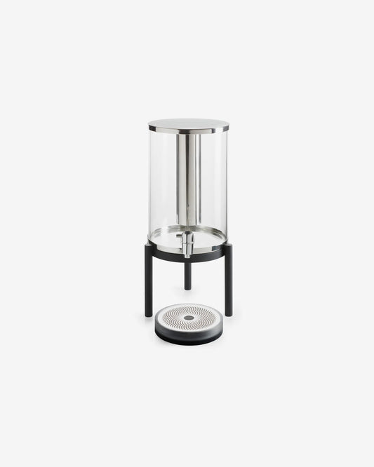 JUICE DISPENSER WITH RISER AND DIP TRAY