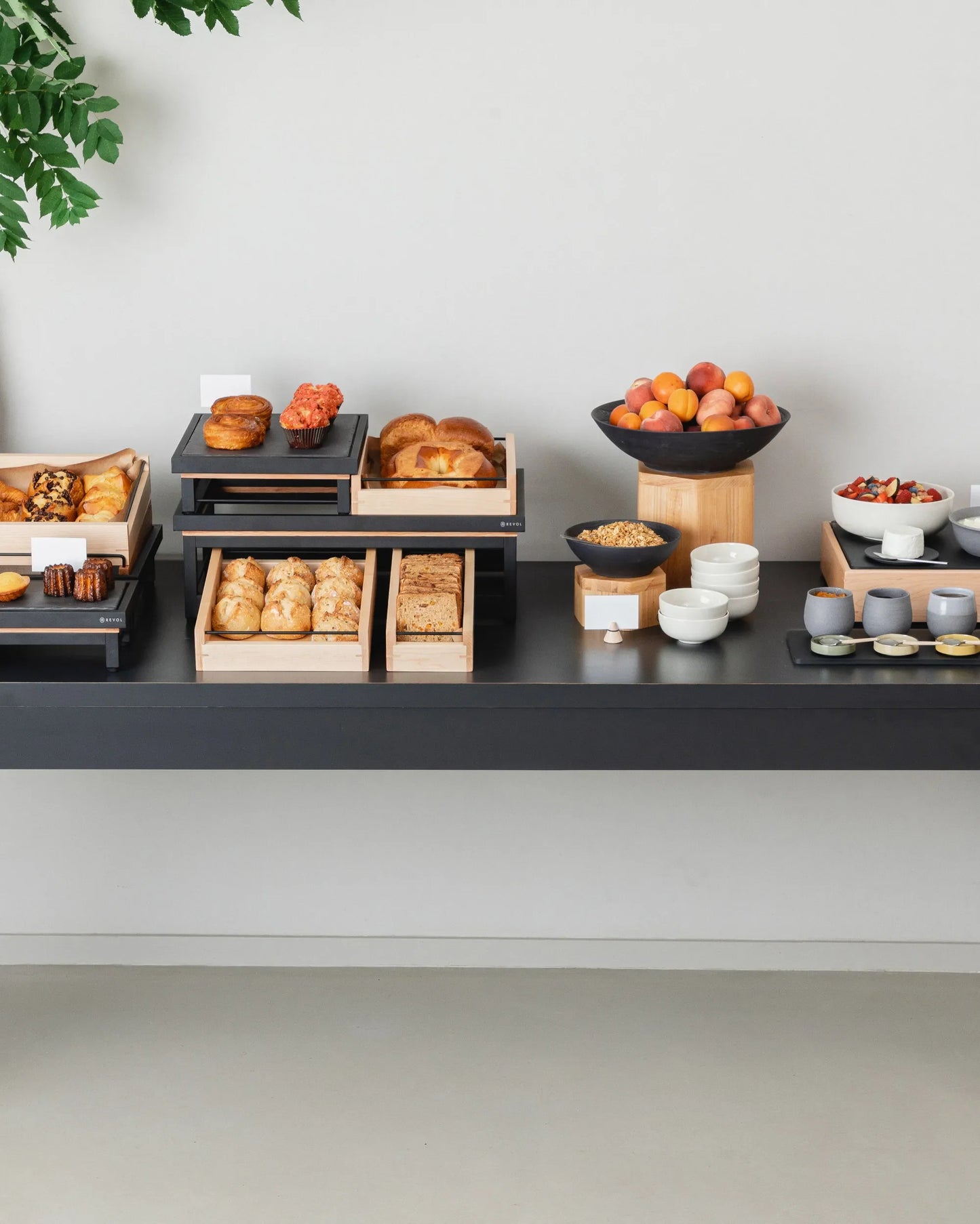 Revol EN SCENE TRAY GN 2/4 Nacryl white marble SKU: '660490