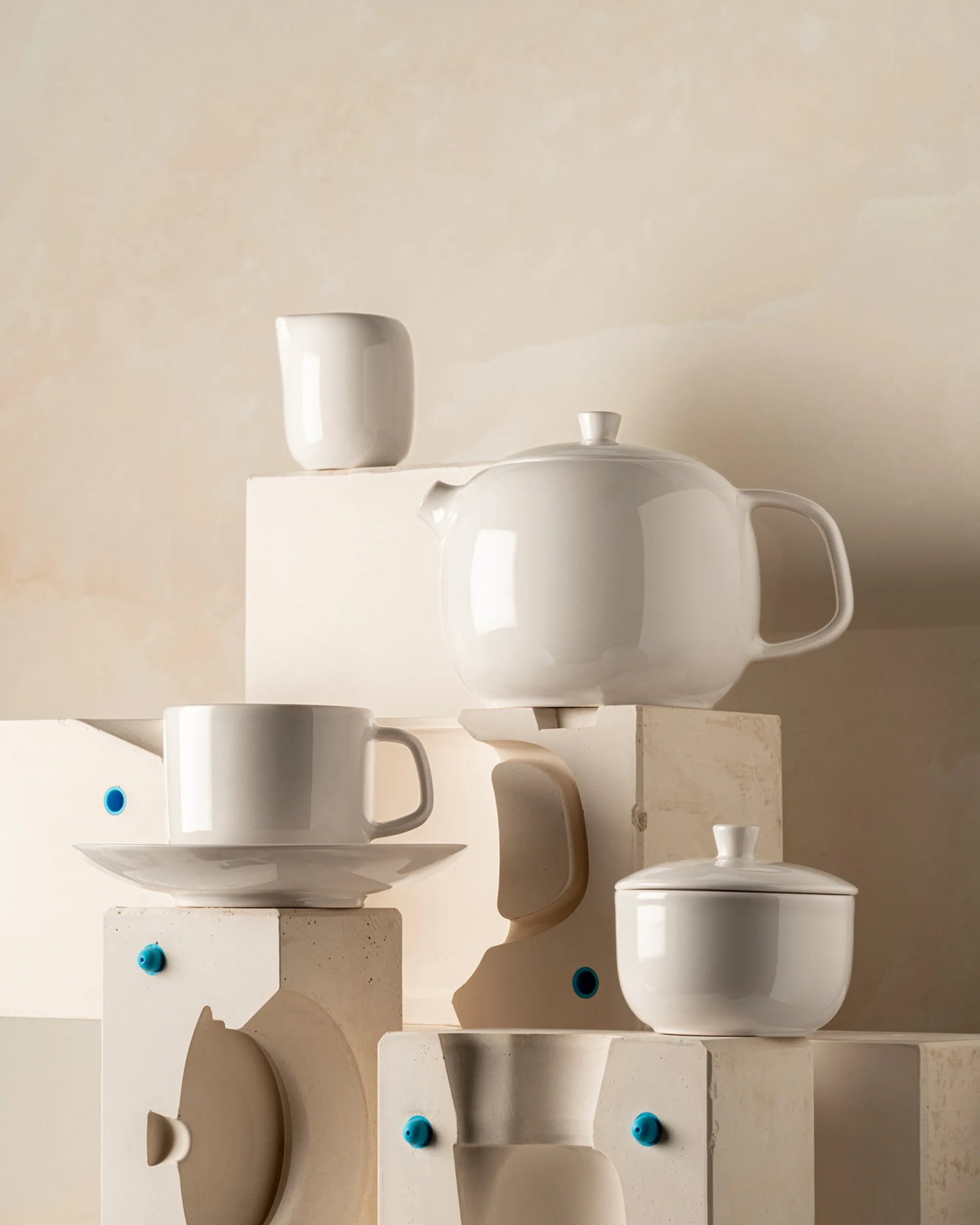 Revol MADELEINE ESPRESSO CUP AND SAUCER 8CL Alabaster white SKU: '660564