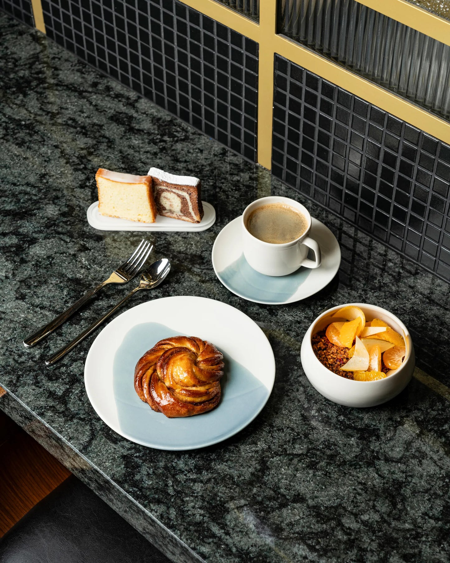 Revol CONFLUENCE TEA CUP AND SAUCER 20CL Cognac Alabaster white SKU: '660879