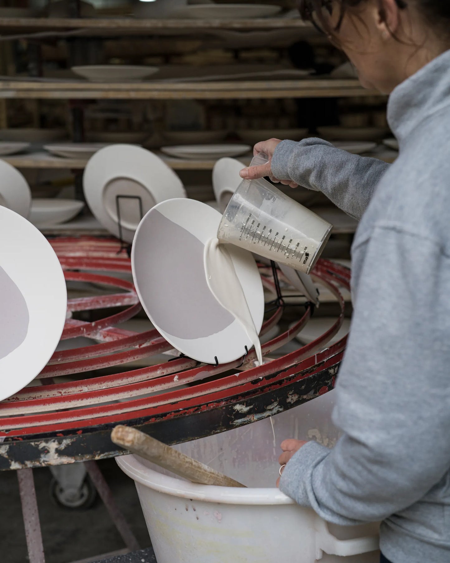 Revol CONFLUENCE DINNER PLATE 31CM Linen Alabaster white SKU: '660924