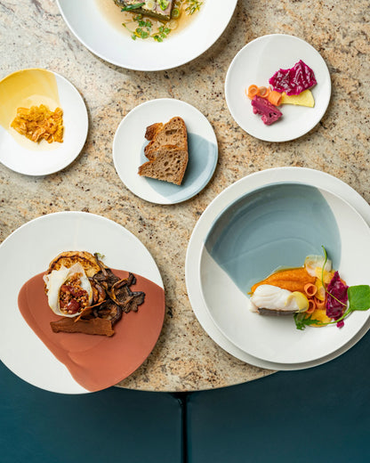 Revol CONFLUENCE DINNER PLATE 31CM Saffron Alabaster white SKU: '660925