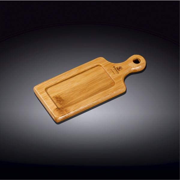 Wilmax Natural Bamboo Tray 6.75" X 2.75" | 17 X 7 Cm SKU: WL-771002/A
