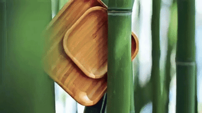 Wilmax Natural Bamboo Plate 9" X 9" | 23 Cm X 23 Cm SKU: WL-771022/A