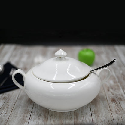Wilmax Fine Porcelain Tureen 95 Oz | 2800 Ml In Colour Box SKU: WL-992491/1C