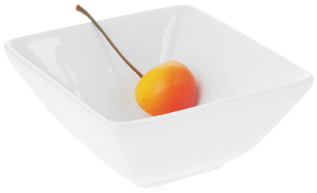 Wilmax Fine Porcelain Square Dish 4" X 3.75" X 2" | 10 X 9.5 X 5 Cm 5 Fl Oz| 150 Ml SKU: WL-992610/A