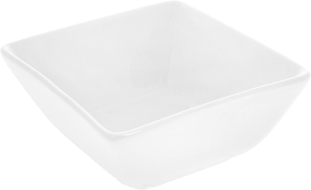 Wilmax Fine Porcelain Square Dish 4.75" X 4.5" X 2.5" | 12 X 11 X 6 Cm 11 Fl Oz |330 Ml SKU: WL-992611/A