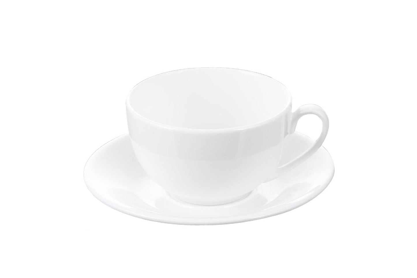 Wilmax Fine Porcelain 8 Oz | 250 Ml Tea Cup & Saucer SKU: WL-993000/AB