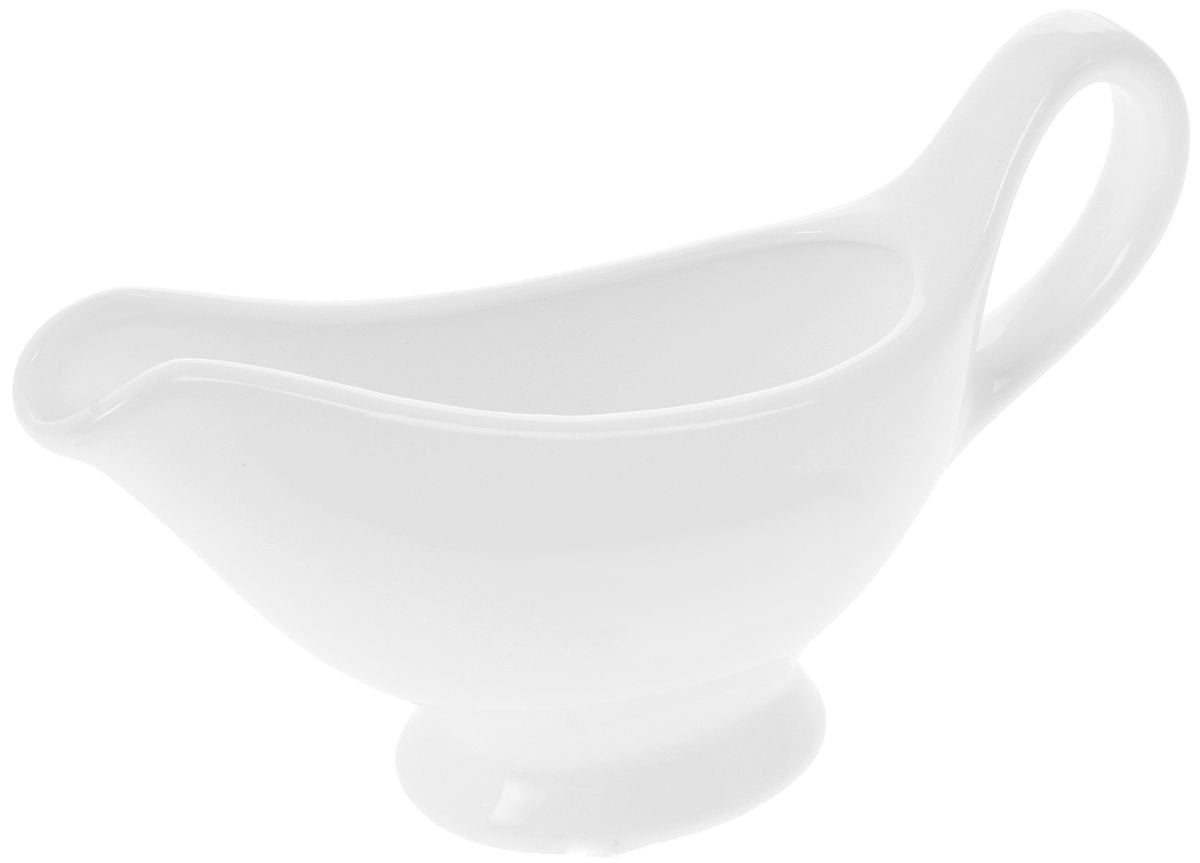 Wilmax Fine Porcelain Sauce Boat 6 Oz | 170 Ml SKU: WL-996013/A