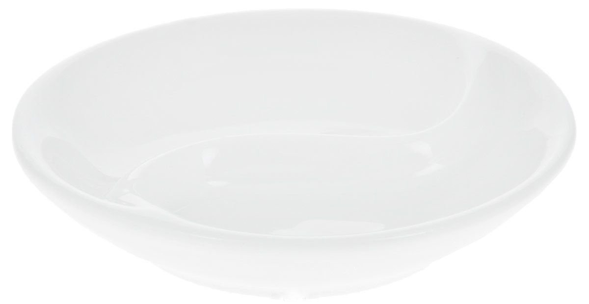 Wilmax Fine Porcelain Divided Soy Dish 3.5" | 9 Cm SKU: WL-996049/A