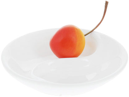 Wilmax Fine Porcelain Divided Soy Dish 3.5" | 9 Cm SKU: WL-996049/A