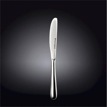 Wilmax High Polish Stainless Steel Dinner Knife 8.5" | 22 Cm White Box Packing SKU: WL-999100/A