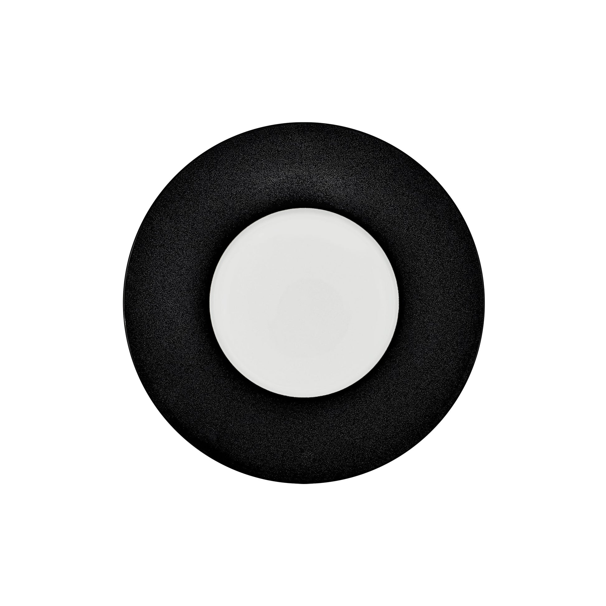 JL Coquet  NOIR PAILLETE - Assiette ? dessert, 2011 5.51 Inch SKU: DMO1028NPAIBLNC000