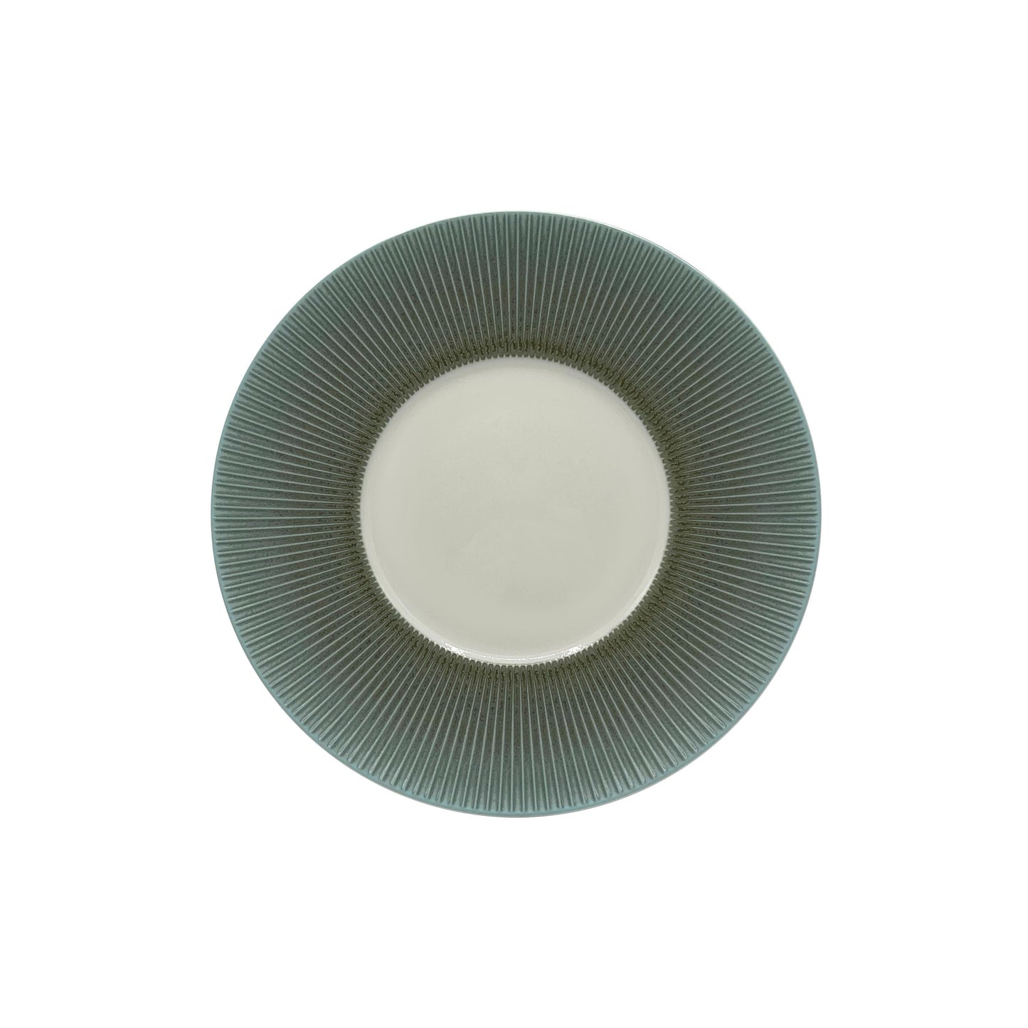 JL Coquet  TODRA Vert -  Assiette ? dessert, Bol?ro 5.12 Inch SKU: BOL1028TVERCREM000
