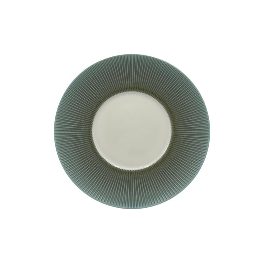 JL Coquet  TODRA Vert -  Assiette ? dessert, Bol?ro 5.12 Inch SKU: BOL1028TVERCREM000