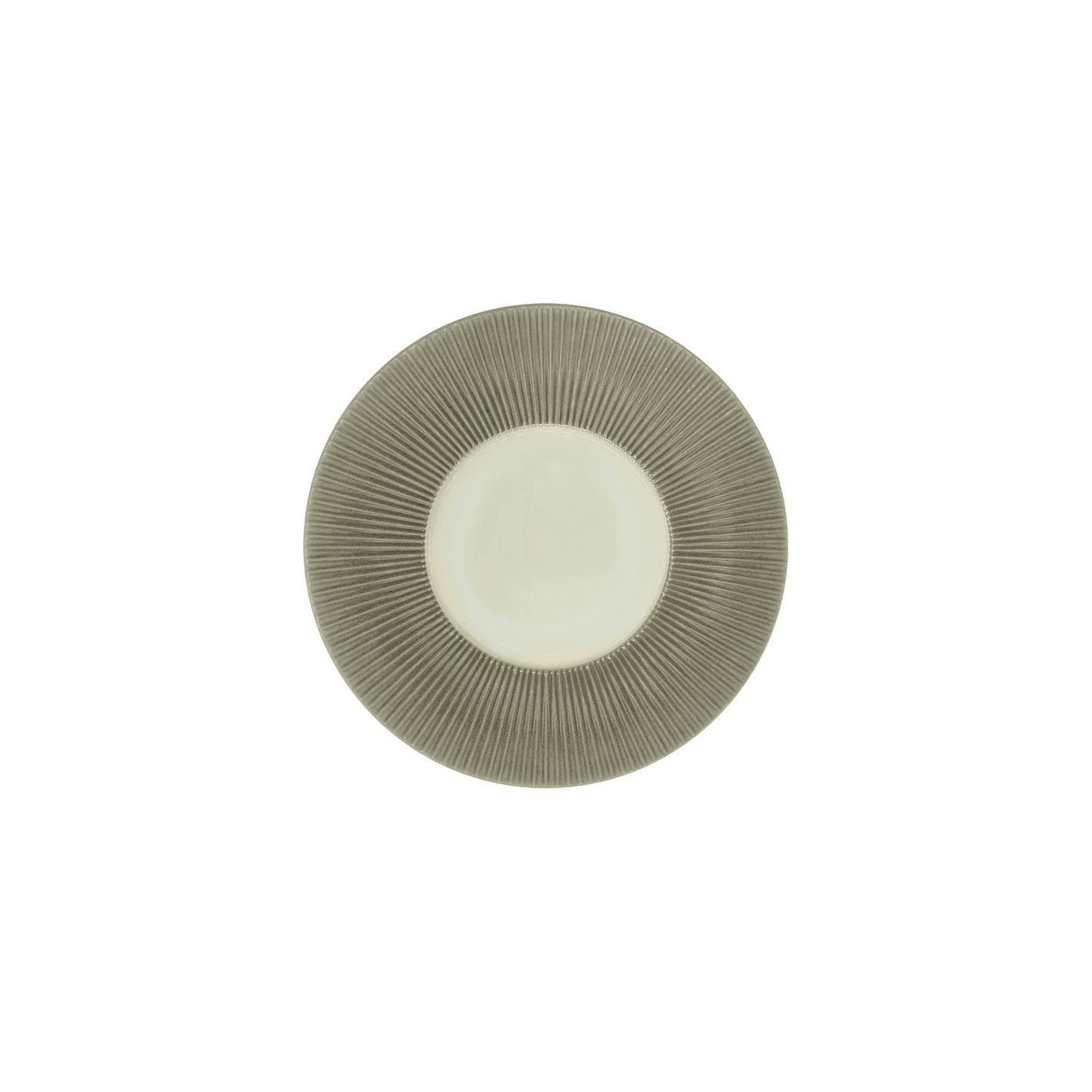 JL Coquet  TODRA Gris - Assiette ? pain, Bol?ro 3.15 Inch SKU: BOL1008TGRICREM000