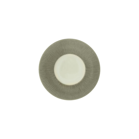 JL Coquet  TODRA Gris - Assiette ? pain, Bol?ro 3.15 Inch SKU: BOL1008TGRICREM000