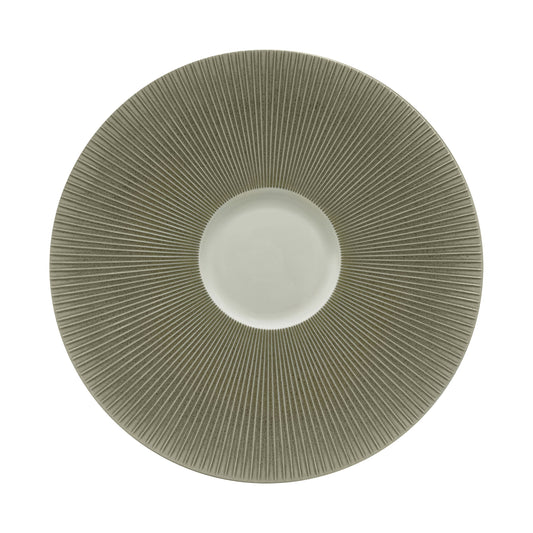 JL Coquet  TODRA Gris - Assiette Mise en bouche, Bol?ro 3.94 Inch SKU: BOL1031TGRICREM000