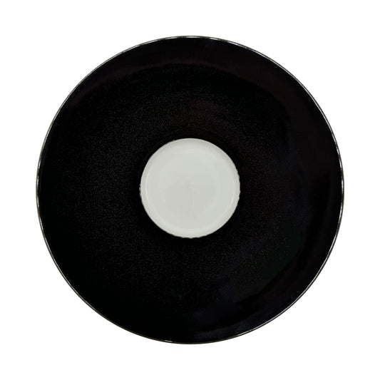 JL Coquet  NOIR PAILLETE - Assiette Mise en bouche 11.42 Inch SKU: HOR1031NPAIBLNC000