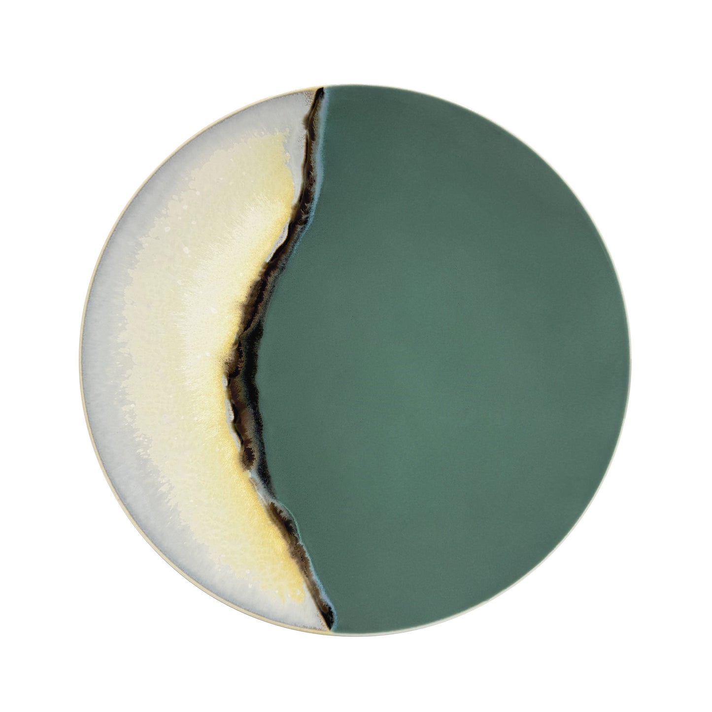 JL Coquet  PAYSAGE Iriomote - Assiette plate 10.63 Inch SKU: AGO1034IRIOCREM000