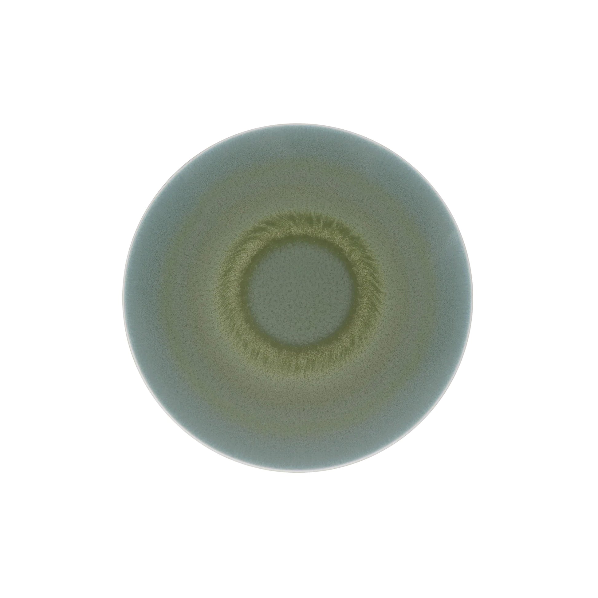 JL Coquet  TODRA Vert - Assiette ? dessert 8.27 Inch SKU: AGO1028TVERCREM000