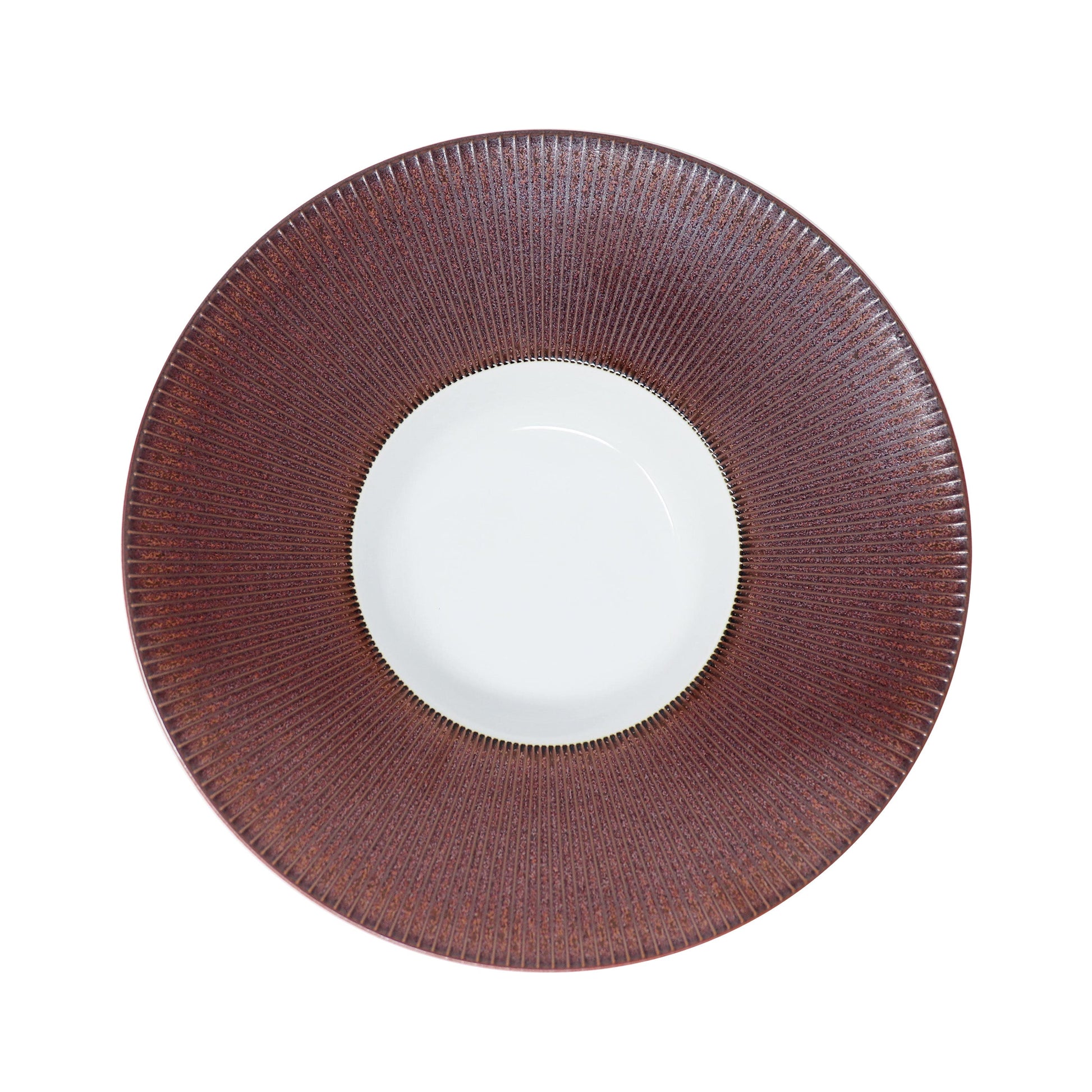 JL Coquet  GRANITE ROUGE - Assiette creuse ? aile GM, Bol?ro 3.94 Inch SKU: BOL1023GROUBLNC000