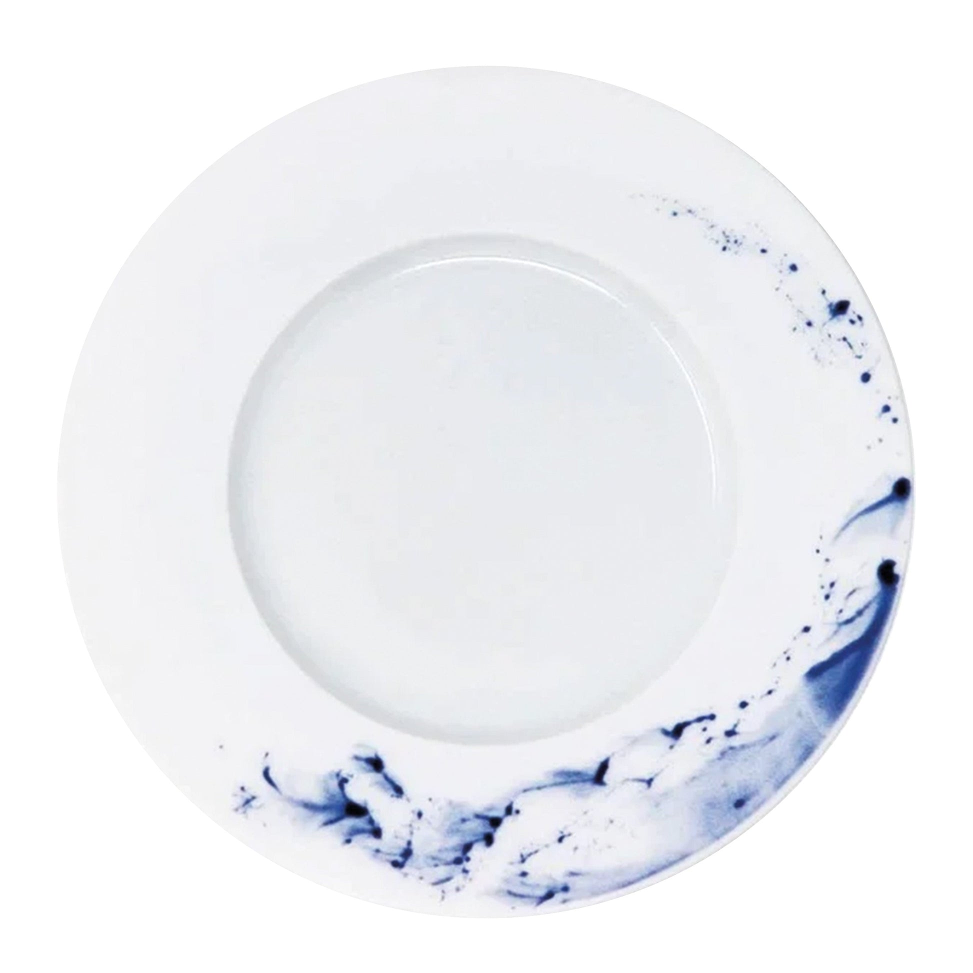 JL Coquet  BLUE IMPRESSION - Assiette de pr?sentation 12.99 Inch SKU: DMO1039BIMPBLNC000